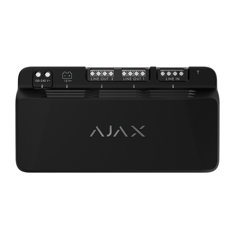 AJAX - LINESUPPLY FIBRA 75W BLACK