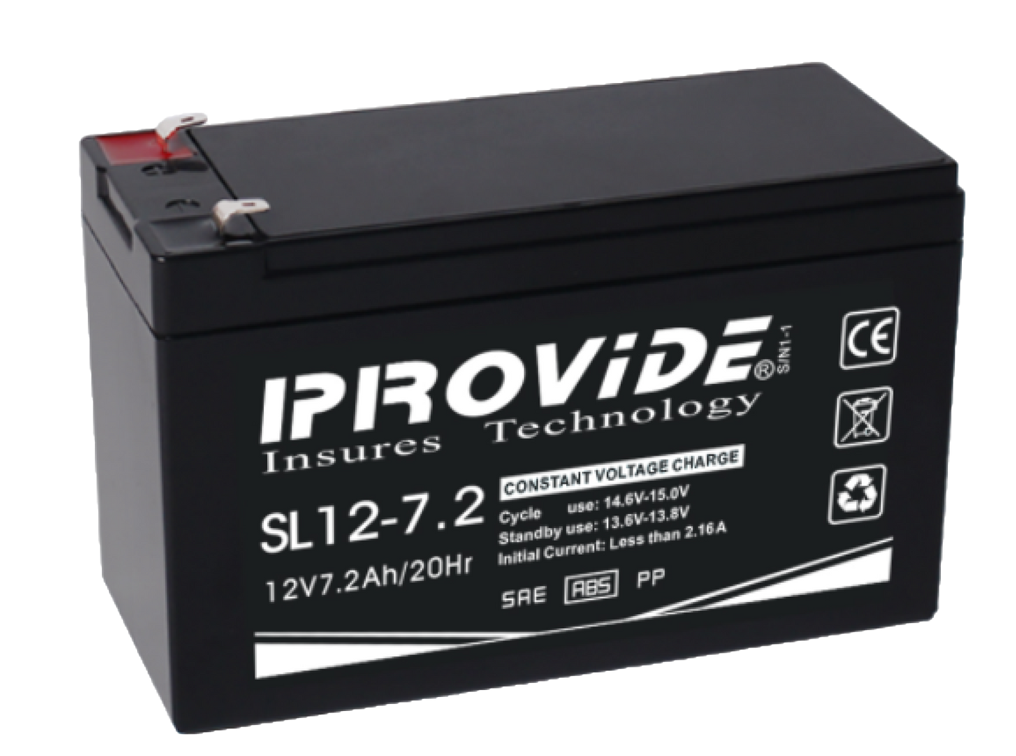 PROVIDE - BATTERY 12V 7.2AH