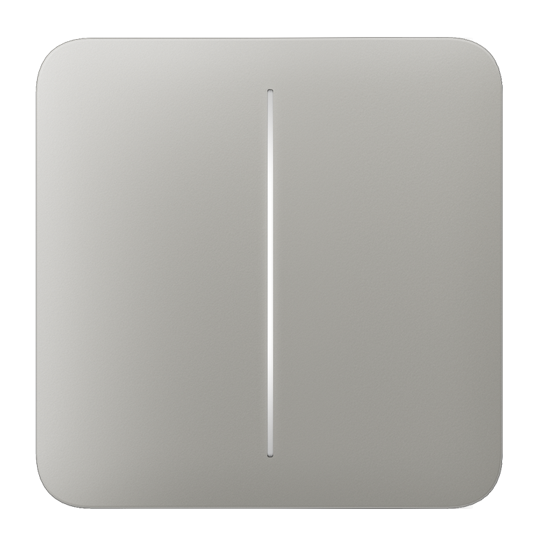 AJAX - SOLO BUTTON (2-GANG) OYSTER