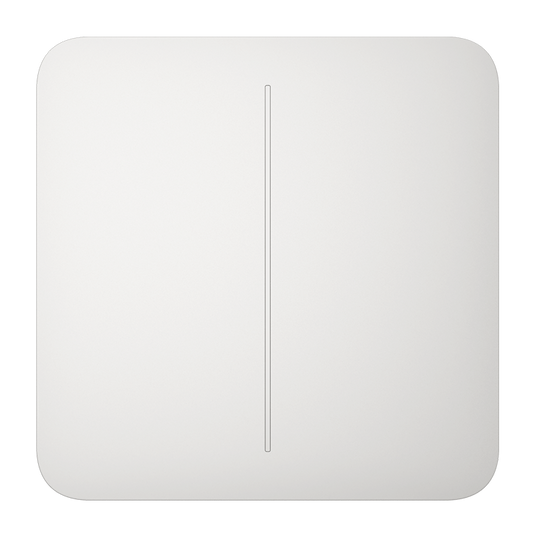 AJAX - SOLO BUTTON (2-GANG) WHITE