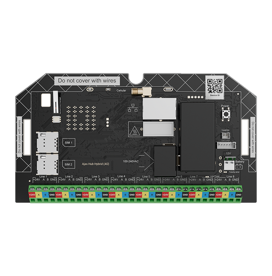 AJAX - HUB HYBRID (4G) FIBRA (WITHOUT CASING)