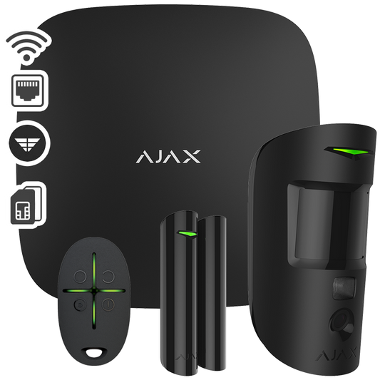 AJAX - STARTER KIT CAM PLUS BLACK