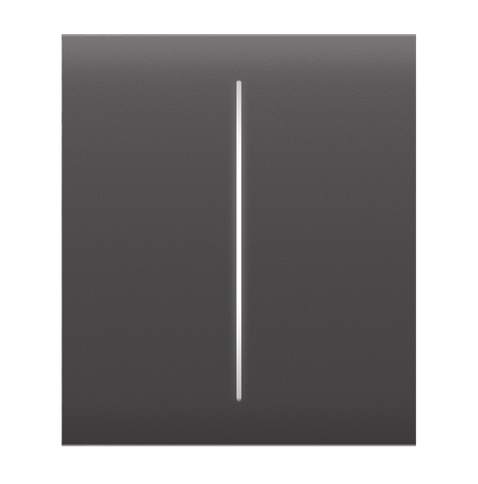 AJAX SYSTEMS - CENTER BUTTON (2-GANG) GREY