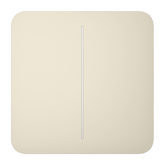 AJAX - SOLO BUTTON (2-GANG) IVORY